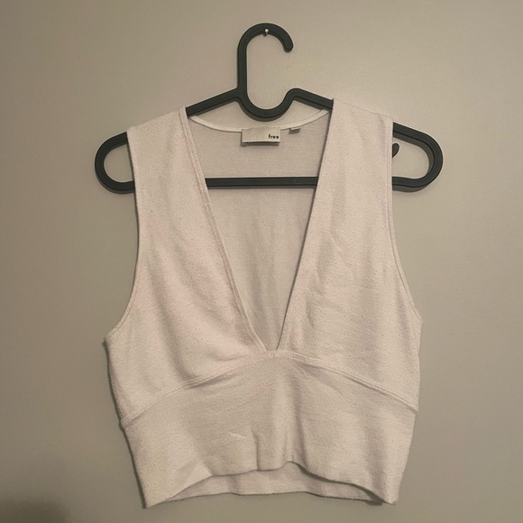 Aritzia white plunge tank - Picture 1 of 3